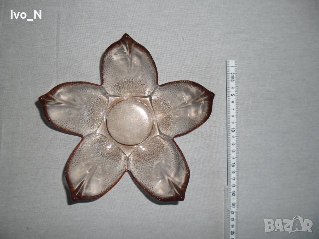 Фруктиера/купа от цветно стъкло., снимка 3 - Аксесоари за кухня - 41508516