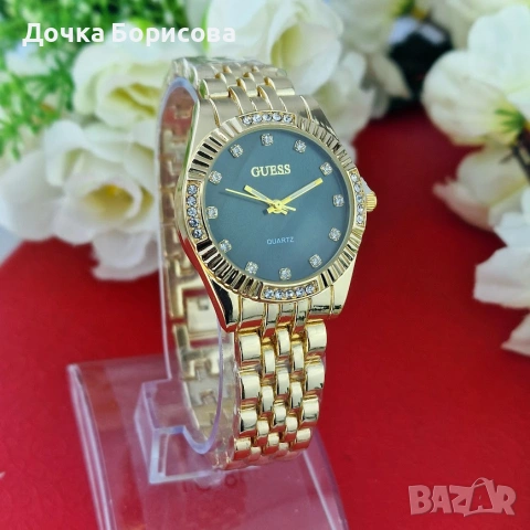 Часовник ⌚💚 GUESS “Emerald Night” с тъмно зелен циферблат