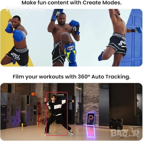 360° AI Стойка за Смартфон с Проследяване, Личен Оператор Pivo Pod Classic, снимка 6 - Чанти, стативи, аксесоари - 53434073