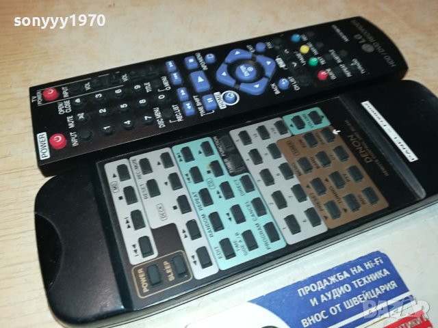 DENON & LG REMOTE-SWISS 2510231717, снимка 3 - Ресийвъри, усилватели, смесителни пултове - 42719194