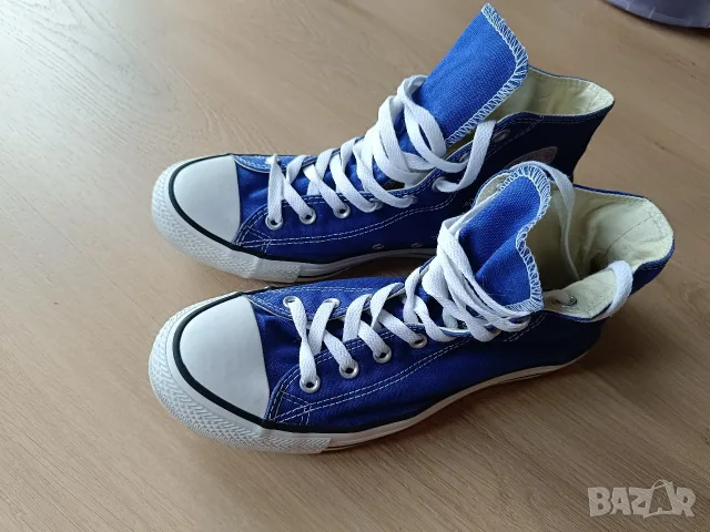 Чисто нови оригинални кецове Converse Chuck Taylor All Star (високи), сини – размер 44 (без кутия)