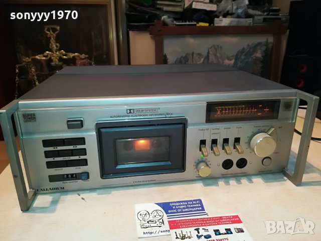 palladium hi-fi autoreverse deck 2 motor-germany 1008211052, снимка 4 - Декове - 33773935