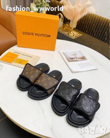 Унисекс чехли LOUIS VUITTON - реплика, снимка 1 - Мъжки чехли - 36117632