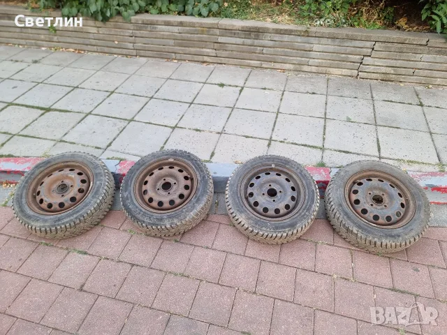 Много запазени зимни гуми с джанти за Форд!
