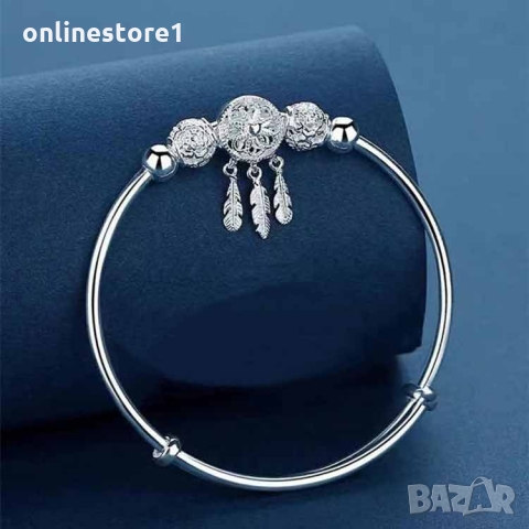 Сребърна гривна 925 - Пандора пътешествие BGR136, снимка 2 - Гривни - 36105296