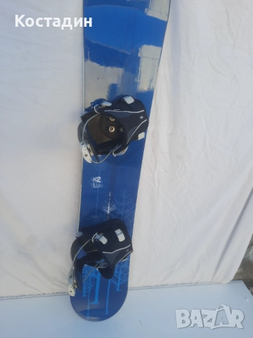 сноуборд K2 Luna 150см.  с автомати , снимка 4 - Зимни спортове - 52441526