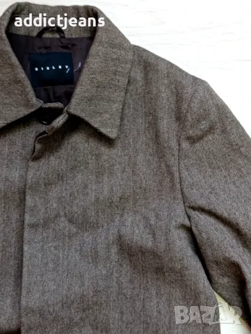 Мъжко палто Sisley размер 50, снимка 2 - Палта - 47769282