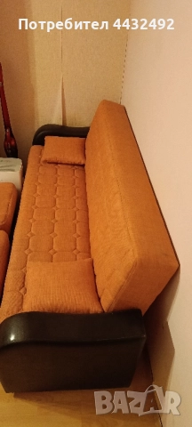 2 разтегателни дивана с място за багаж 2 табуретки и 4 възглавнички, снимка 10 - Други - 52516970