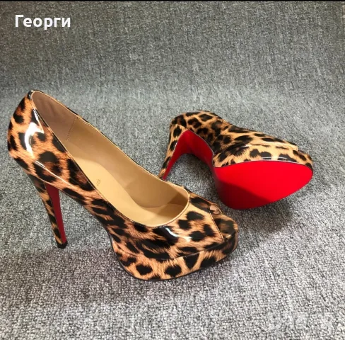 Дамски обувки/токчета Christian Louboutin Fetish Leopard 35-42 номер, снимка 5 - Дамски обувки на ток - 55927043