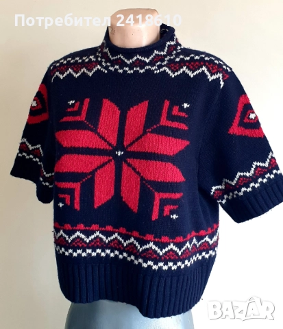POLO Ralph Lauren Wool   Knit Womens Size L /XL НОВО! ОРИГИНАЛ! Дамски Пуловер !, снимка 13 - Блузи с дълъг ръкав и пуловери - 52638080