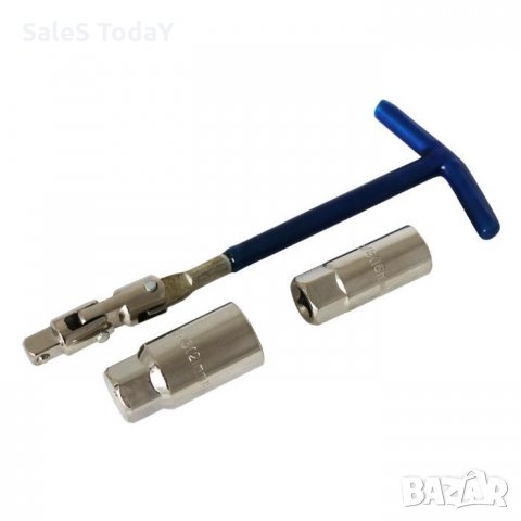 Ключ за свещи, 16мм и 21мм, 2бр. камъни