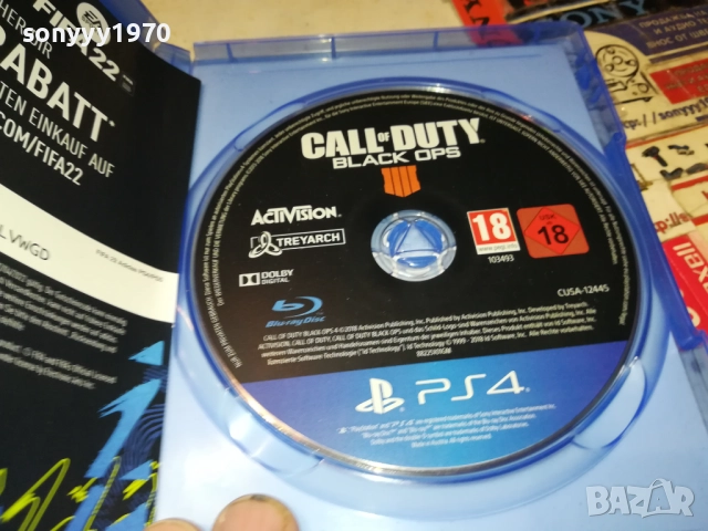 CALL OF DUTY-SONY PS4 GAME FIFA 22-ОБЛОЖКА CALL OF DUTY-ИГРА 0610251353, снимка 7 - Игри за PlayStation - 51961389
