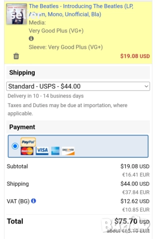 На феновете на Битълс предлагам една рядка плоча за колекцията ми,неофициално издание:  The Beatles , снимка 7 - Грамофонни плочи - 52696172