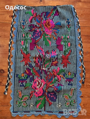 Автентична престилка  за носия от Суворово,Варненско, снимка 5 - Антикварни и старинни предмети - 52931272