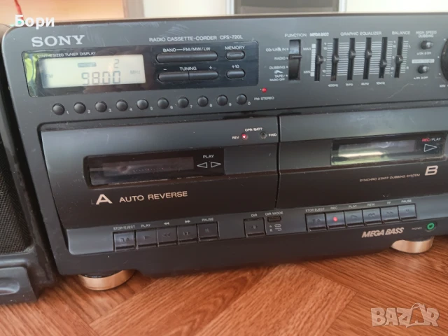 SONY Радиокасетофон, снимка 2 - Радиокасетофони, транзистори - 51176672