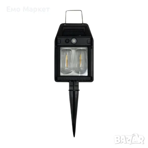 Соларна стенна лампа с интелигентен сензор, снимка 7 - Соларни лампи - 49180448