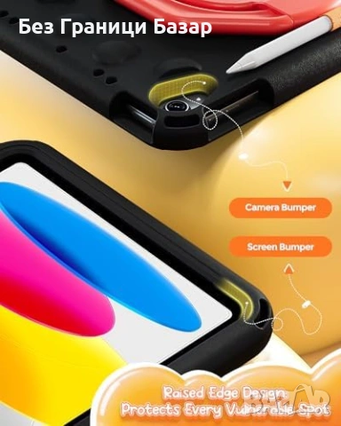 Нов Детски калъф за iPad 10th Gen Air 11 удароустойчив с дръжка eva кейс, снимка 6 - Друга електроника - 53839319