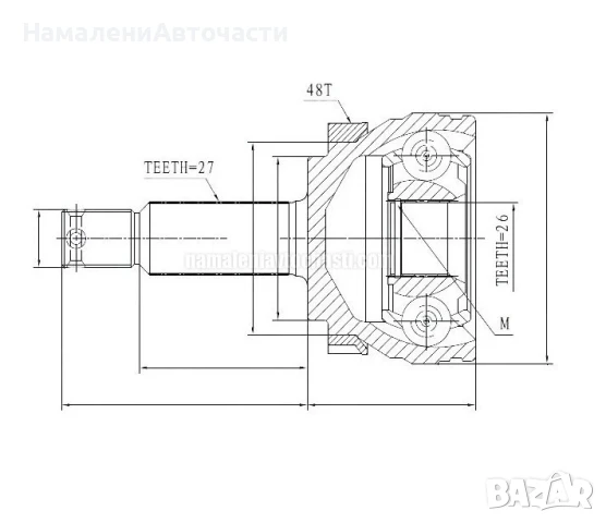 Външно каре NPZHY507 NPZ-HY-507 Kia Hyundai