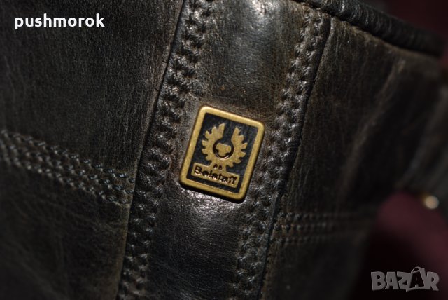 BELSTAFF Men's Leather Boots 46, снимка 9 - Мъжки боти - 34407955