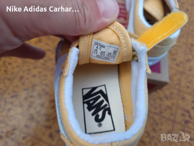 Чисто нови бебешки кецове Vans, с кутията! Размер: 19., снимка 7 - Бебешки обувки - 52910835