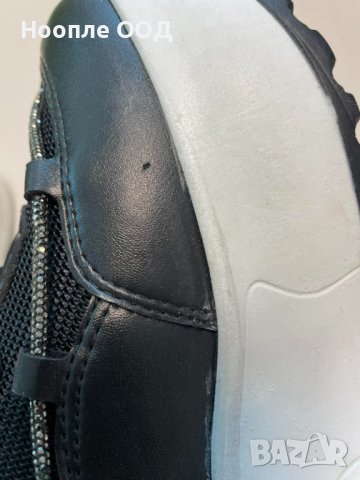 Дамски спортни обувки с връзки - Черни с Бял - 36, снимка 3 - Кецове - 41792251