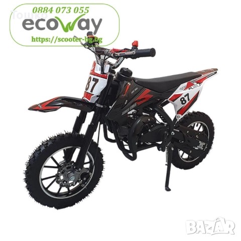 Детски бензинов кросов мотор EcoWay D7-07 Двигател: 49CC, 2-тактов, едноцилиндров Максимална скорост, снимка 3 - Мотоциклети и мототехника - 51601243