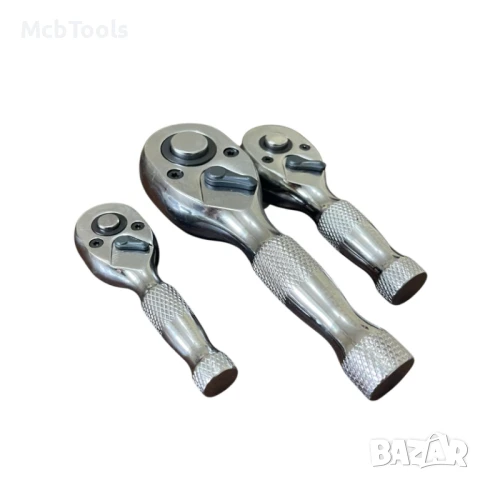 Професионален комплект мини тресчотки 3 части HAWEK, снимка 4 - Ключове - 51425365