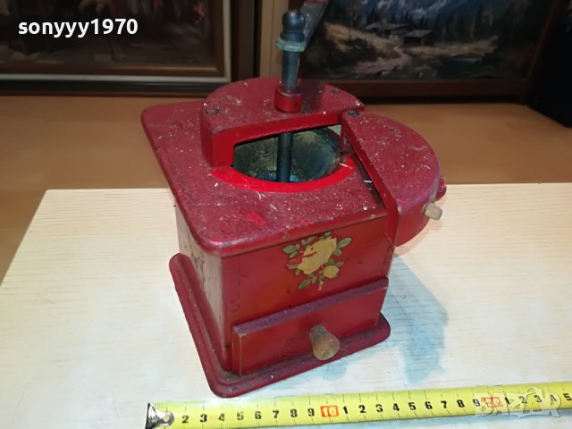 РЕТРО МЕЛНИЦА-ГОЛЯМА ОТ ГЕРМАНИЯ 2911221523, снимка 2 - Антикварни и старинни предмети - 38840152