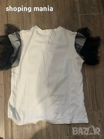 Дънки Zara черни и сини и блуза Lucy, снимка 3 - Дънки - 52875816