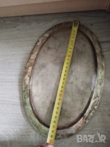 месингова табла,поднос, снимка 3 - Други ценни предмети - 41350632