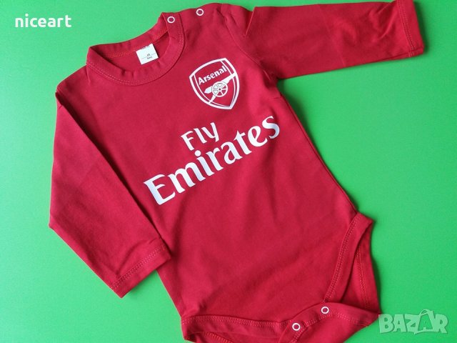 Боди Арсенал за малки фенове, снимка 3 - Бодита за бебе - 31847826