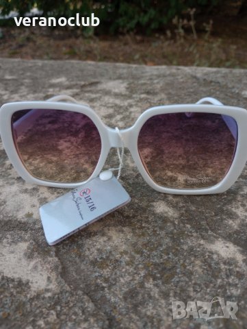 Слънчеви очила с Бели Рамки