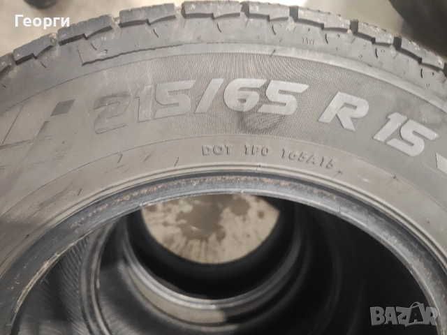 4бр.зимни гуми 215/65/15C Vredestein, снимка 5 - Гуми и джанти - 52463822