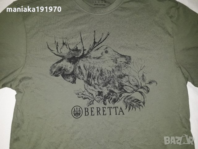 Beretta Engravers Moose (S) ловна тениска, снимка 4 - Тениски - 35850615