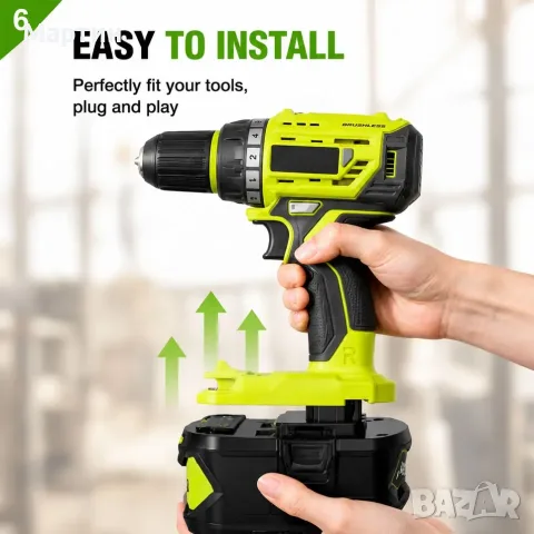 RYOBI Батерия 18V 8.0Ah - нова с гаранция 1г., снимка 3 - Друга електроника - 55968387