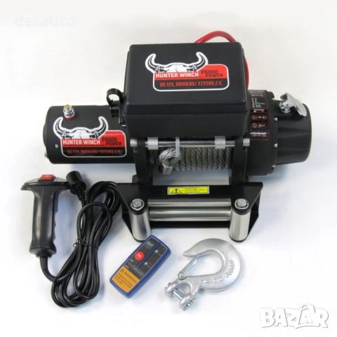 Лебедка HUNTER WINCH P6000 POWER 12V 6000lbs