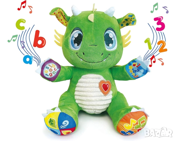 Clementoni Baby Dino Dragon интерактивна плюшена играчка , снимка 2 - Плюшени играчки - 52924614