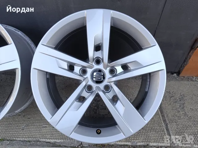 ОРИГИНАЛНИ джанти 17 ' цола 5х112 Сеат / SEAT VW AUDI 57,1 5x112, снимка 10 - Гуми и джанти - 50009356