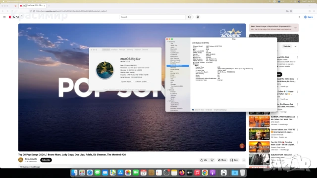 Apple iMac 27 inch Quad HD IPS MacOS BigSur, снимка 4 - Работни компютри - 53089259