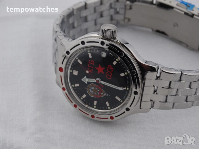 ВОСТОК АМФИБИЯ АВТОМАТИЧЕН- "КГБ" ref: 420457, снимка 2 - Мъжки - 43232648