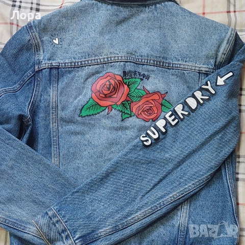 Дамско дънково яке , снимка 3 - Якета - 52772316