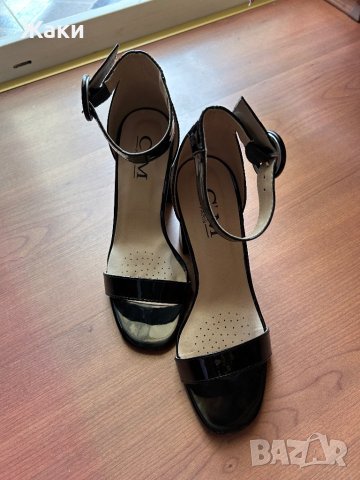 Обувки на ток черен лак, снимка 8 - Дамски елегантни обувки - 41993537
