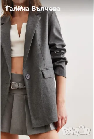 Дамско сако, Размер М, овърсайз., снимка 6 - Сака - 50415479