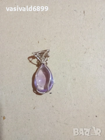 Сребърна висулка , снимка 3 - Колиета, медальони, синджири - 53450197