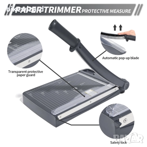 Резачка за хартия JIELISI до 80 г A4, капацитет на рязане 12 листа НОВА, снимка 3 - Други инструменти - 51469163