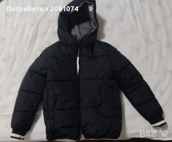 Детско двулицево зимно яке размер 134, снимка 2 - Детски якета и елеци - 52835539