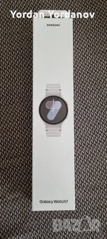 Чисто нов Samsung Galaxy Watch 7 (44mm) - Сребрист, Запечатан, Гаранция!
