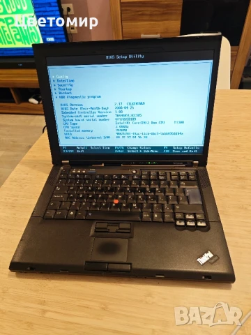 лаптоп Lenovo ThinkPad T61 , снимка 10 - Лаптопи за работа - 51326388