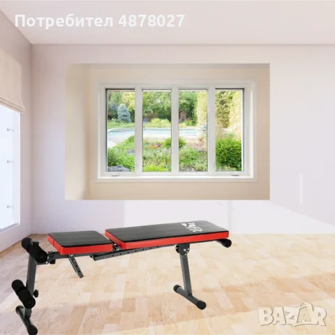 Сгъваема лежанка, до 100 kg, снимка 2 - Фитнес уреди - 56128218