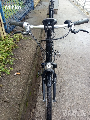 28 цола електрически алуминиев велосипед с 7 скорости усилени капли амортисьори предни като нов , снимка 17 - Велосипеди - 53373021
